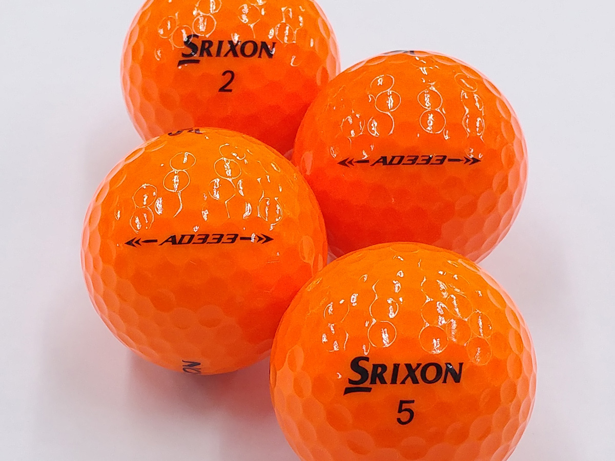 Aランク Srixon スリクソン Ad333 パッションオレンジ 18年モデル 1個 ロストボール激安販売の球手箱