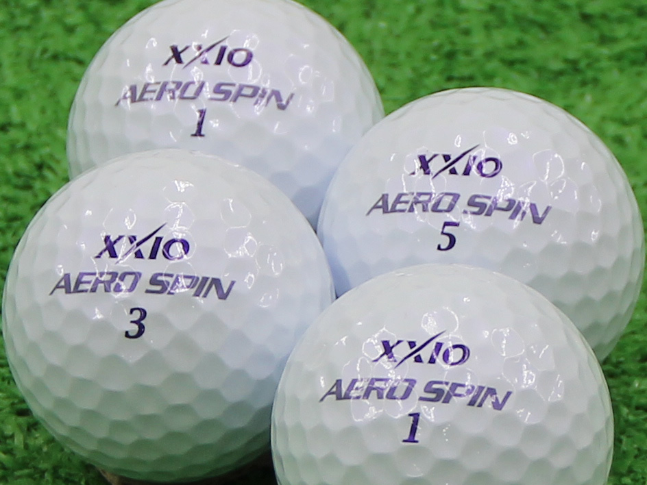 【Aランク】XXIO（ゼクシオ） AERO SPIN ロイヤルバイオレット 2014年モデル 1個