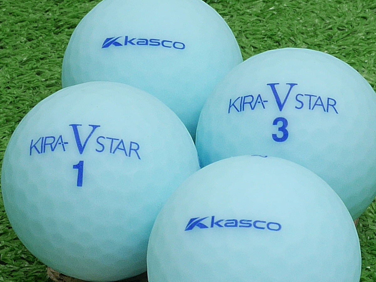 【Aランク】Kasco（キャスコ） KIRA V STAR アクア 2019年モデル 1個