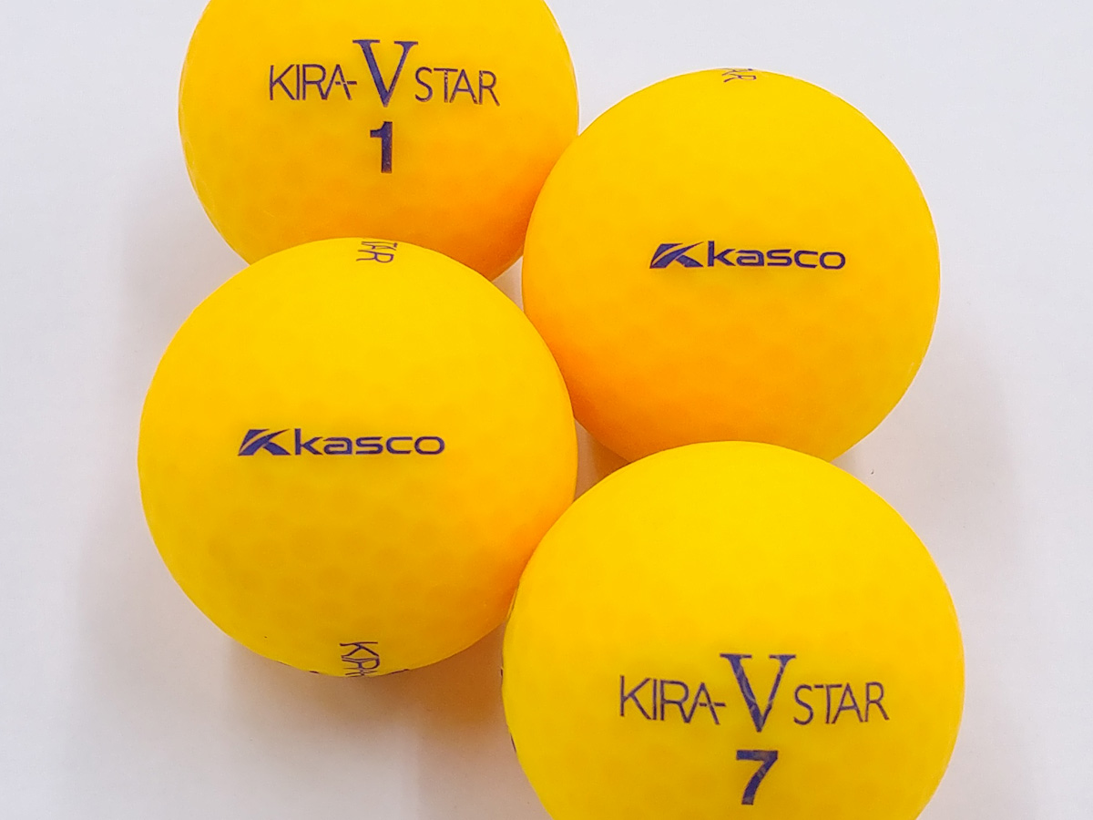 【Aランク】Kasco（キャスコ） KIRA V STAR オレンジ 2017年モデル 1個