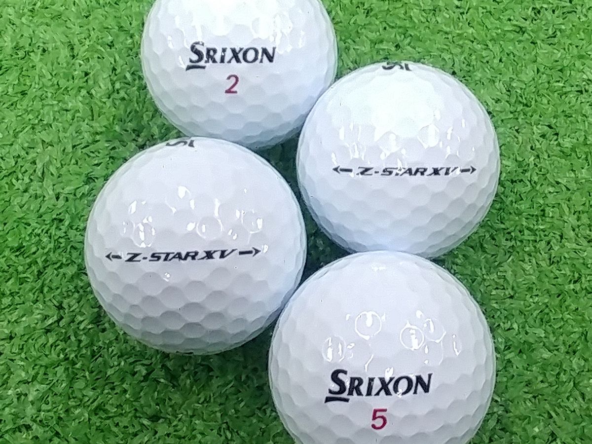 【Aランク】SRIXON（スリクソン） Z-STAR XV ホワイト 2017年モデル 1個【ロストボール激安販売の球手箱】