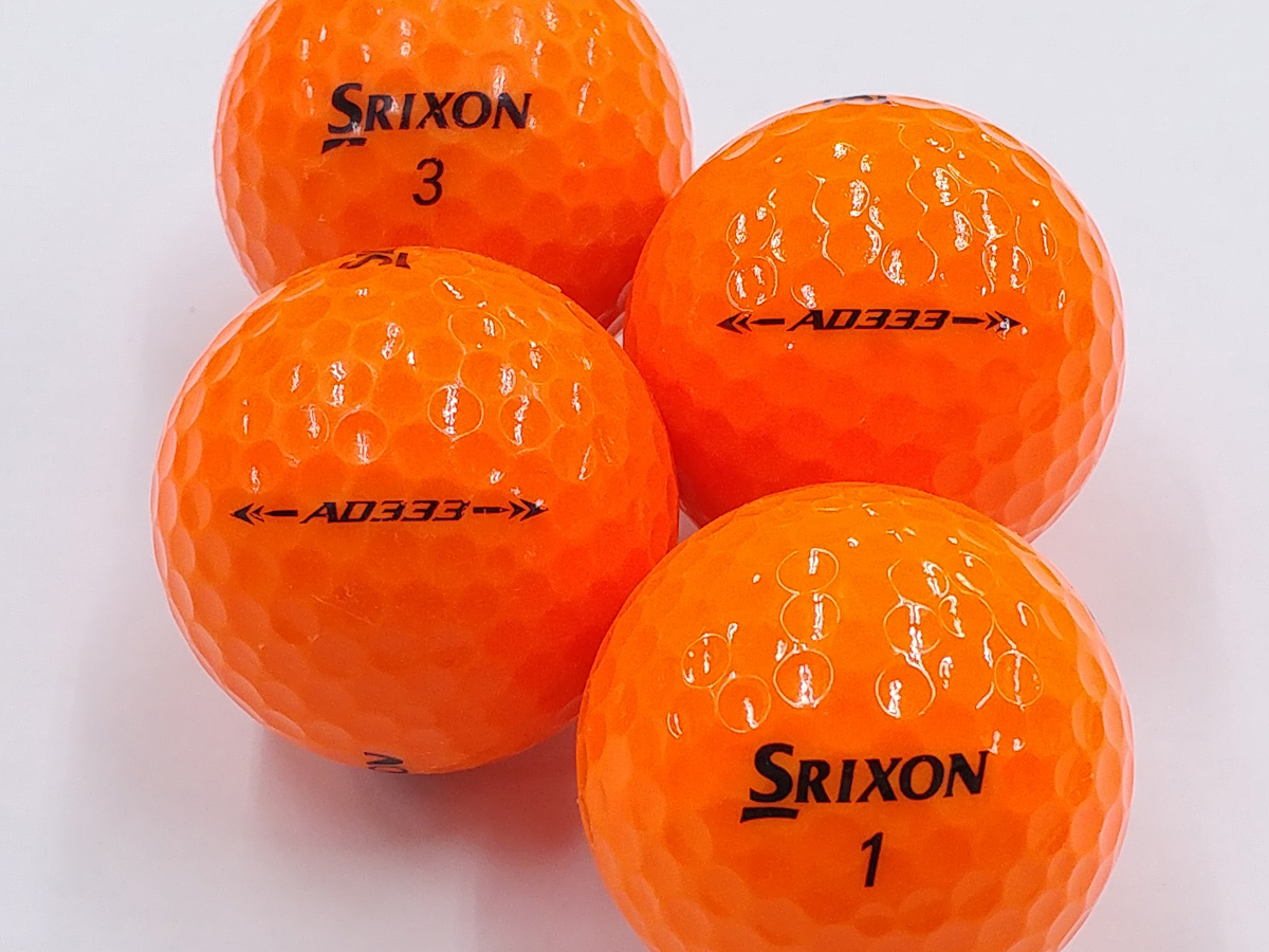 【ABランク】SRIXON（スリクソン） AD333 パッションオレンジ 2018年モデル 1個