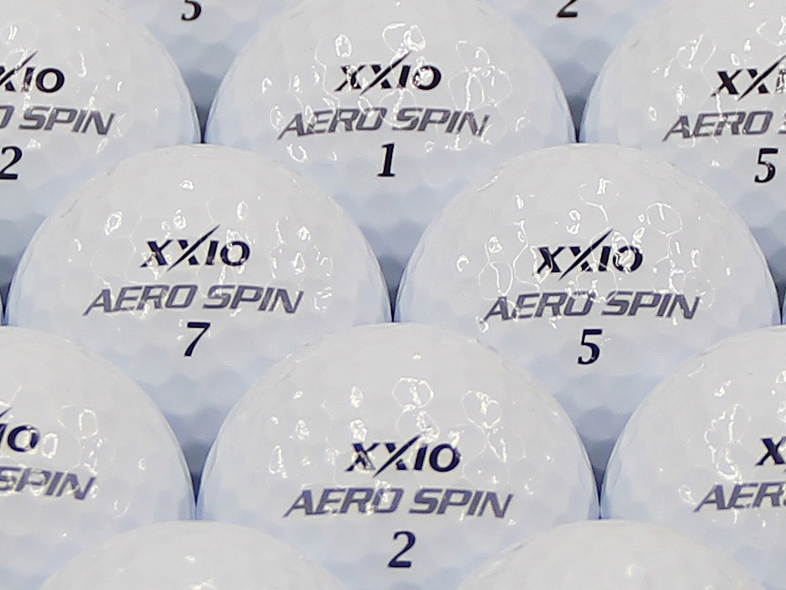 【ABランク】XXIO（ゼクシオ） AERO SPIN ホワイト 2014年モデル 1個