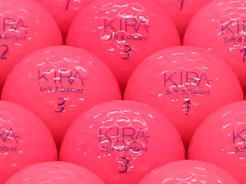 【ABランク】Kasco（キャスコ） KIRA Soft＆Distant ピンク 2012年モデル 1個