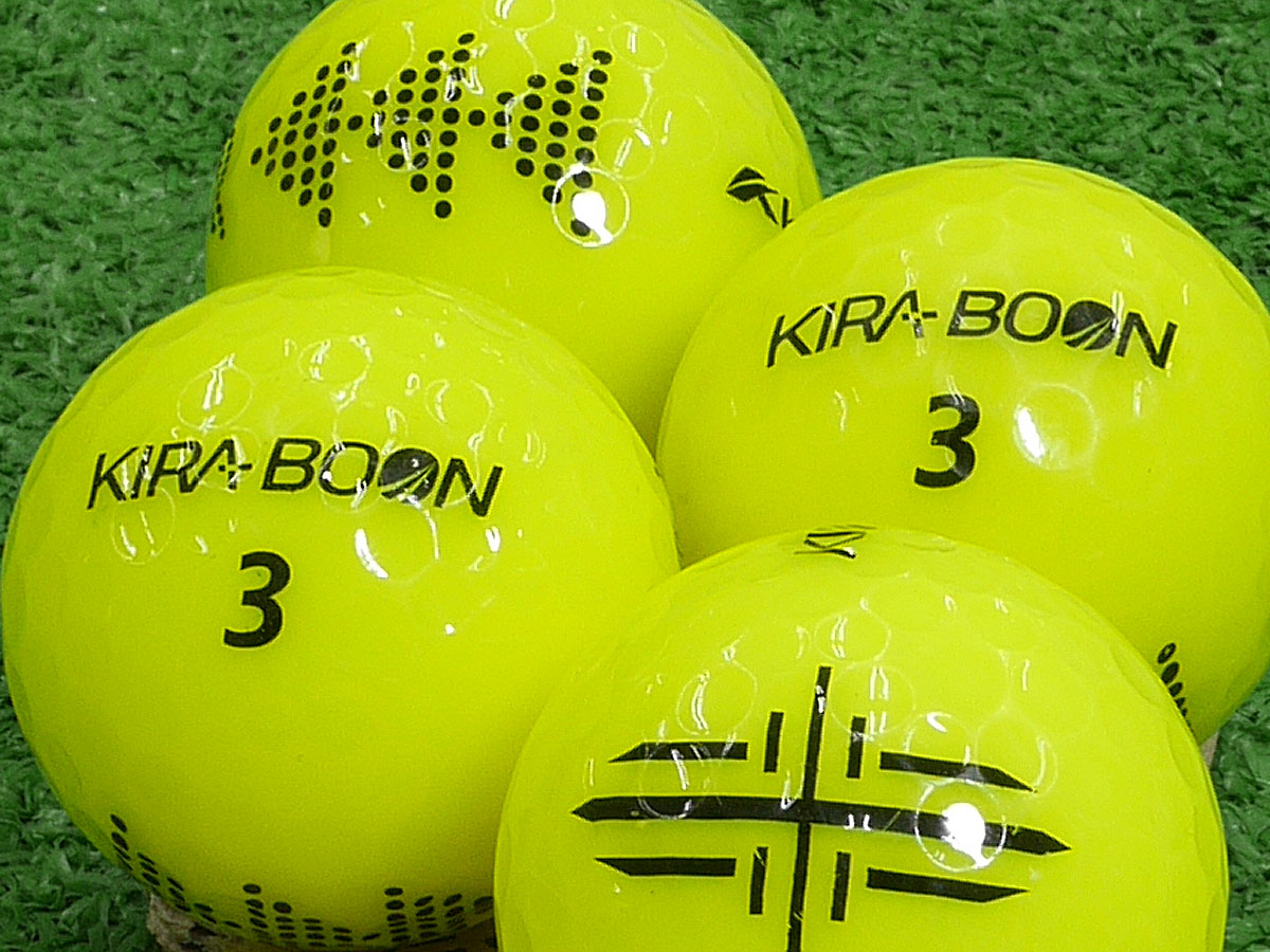 【ABランク】Kasco（キャスコ） KIRA BOON 三角・矢印混合 イエロー 2022年モデル 1個
