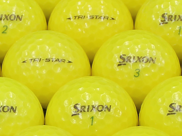 【ABランク】SRIXON（スリクソン） TRI-STAR プレミアムパッションイエロー 2014年モデル 1個