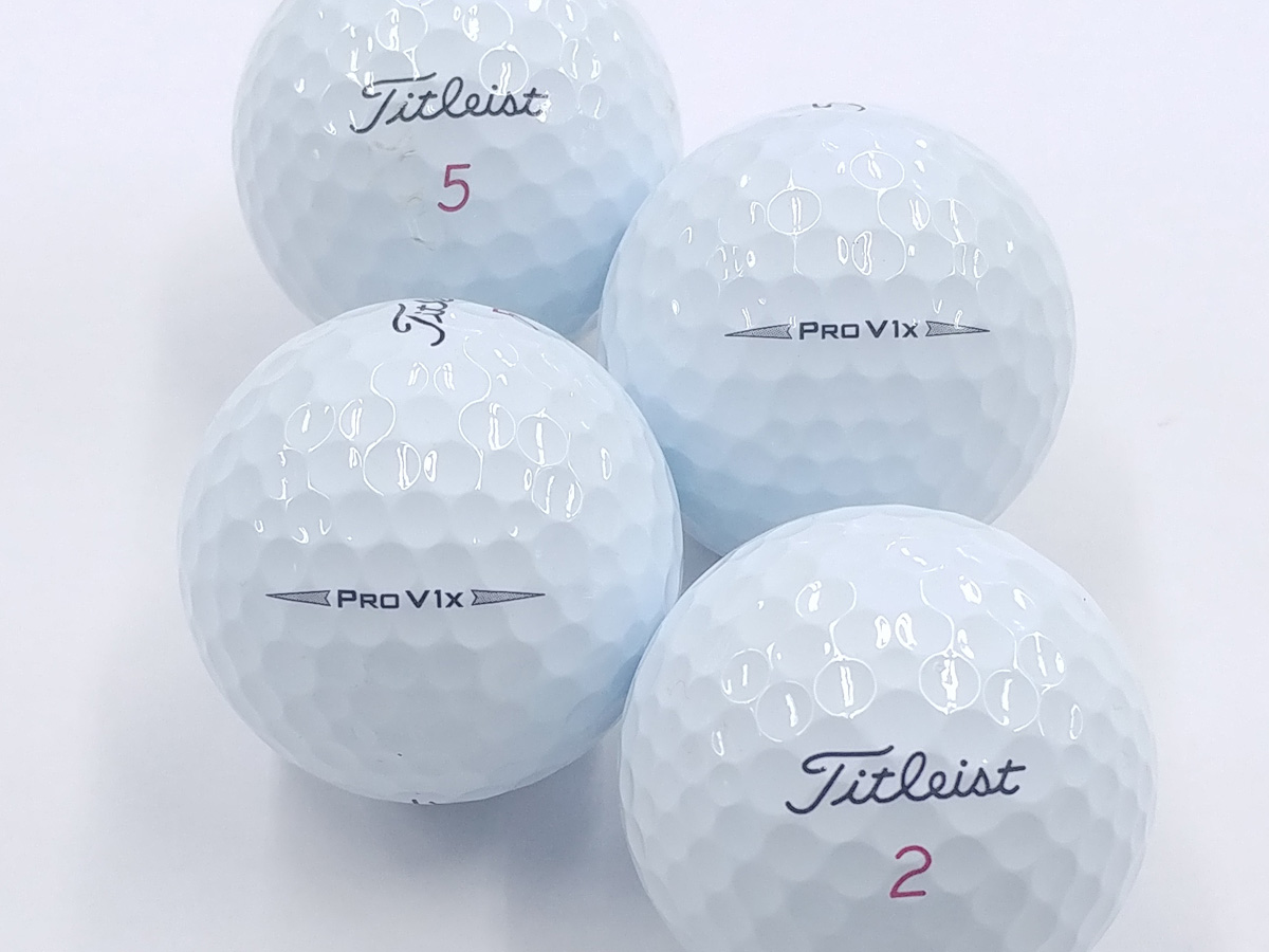 【ABランク】Titleist（タイトリスト） PRO V1x 2019年モデル 1個【ロストボール激安販売の球手箱】