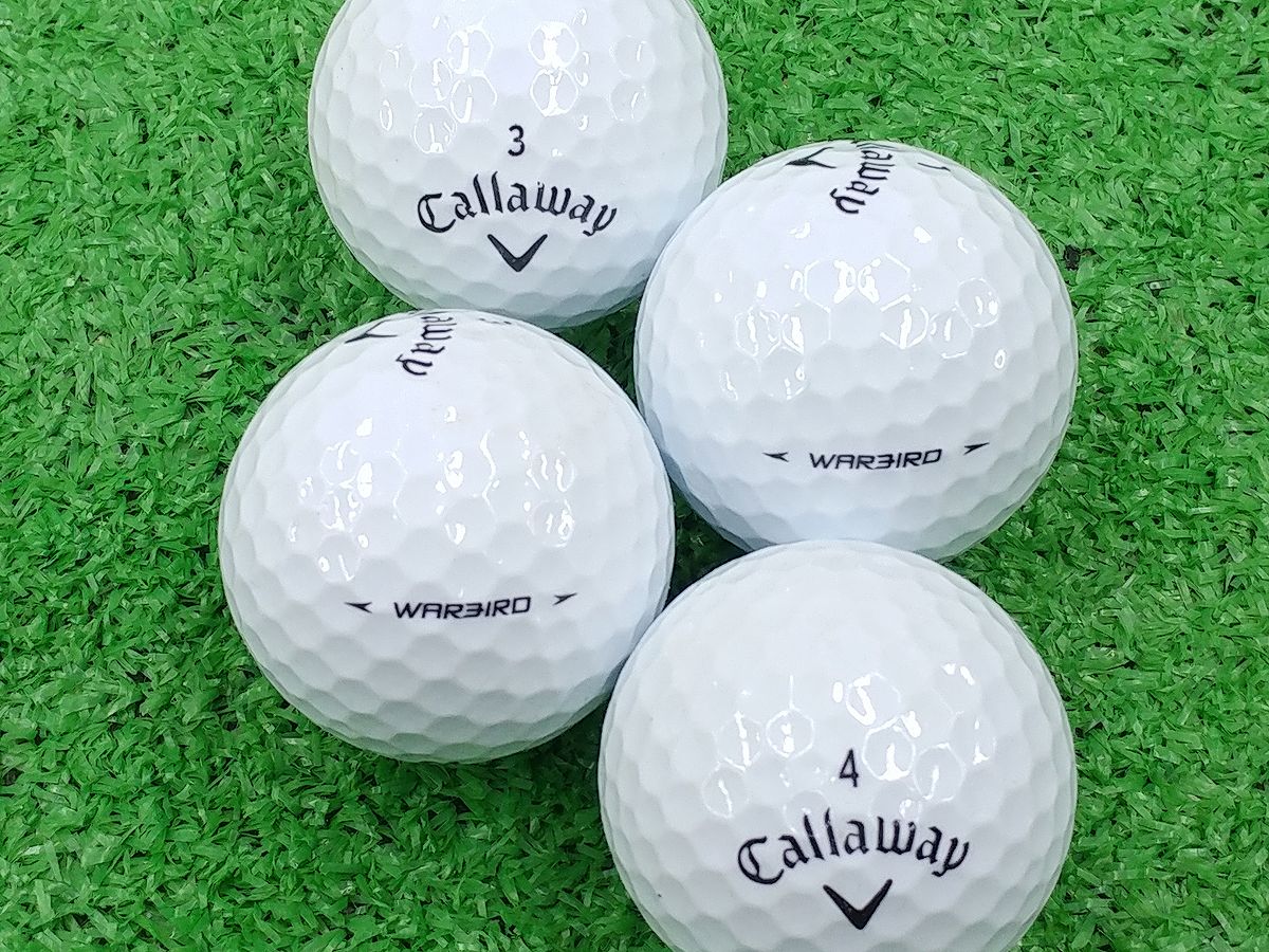 Abランク Callaway キャロウェイ Warbird ホワイト 15年モデル 1個 ロストボール激安販売の球手箱