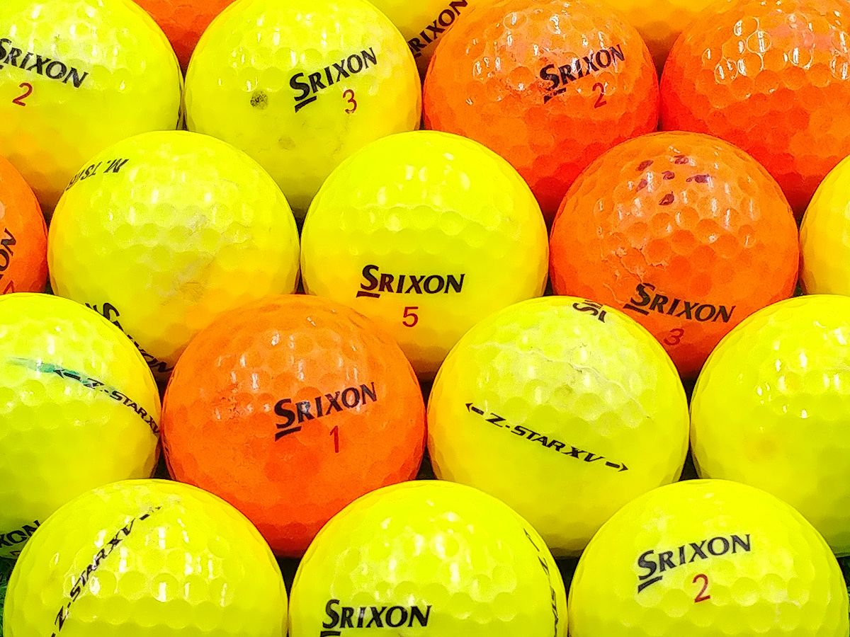 【Bランク】SRIXON（スリクソン） Z-STAR XV カラー混合 2017年モデル 1個【ロストボール激安販売の球手箱】